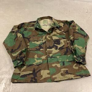 vintage y2k camo military field jacket